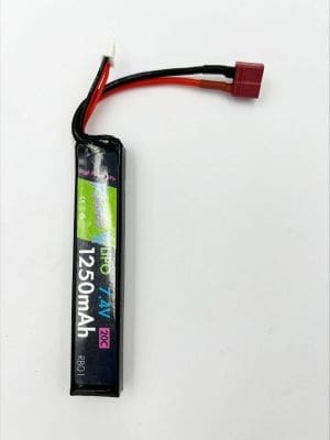 Rebel Battery - 1250mAh Lipo 7.4V 20C Stick - Deans