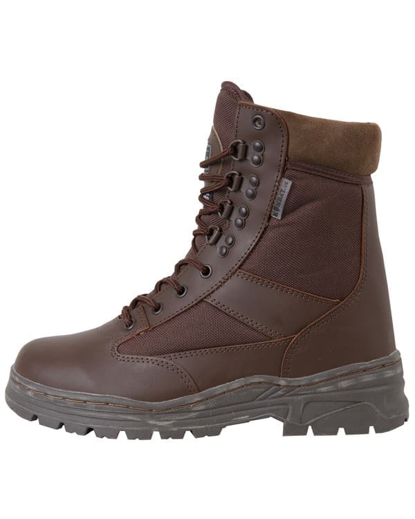 Patrol Boot - Half LeatherHalf Nylon - MOD Brown-1