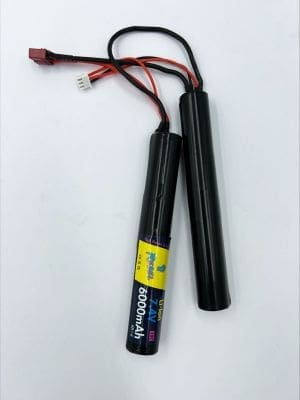 Rebel Battery - 6000mAh Li-Ion 7.4V 10C Nunchuck - Deans